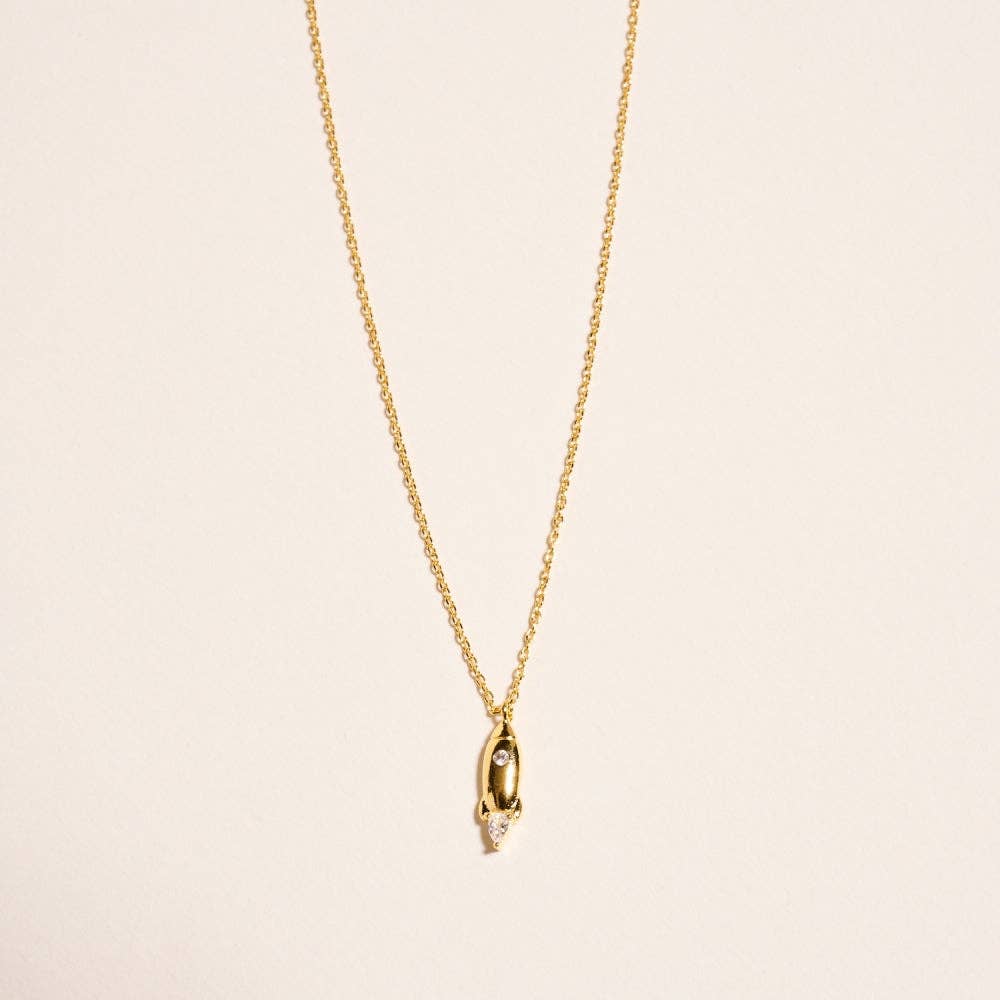Rocket Ship Necklace