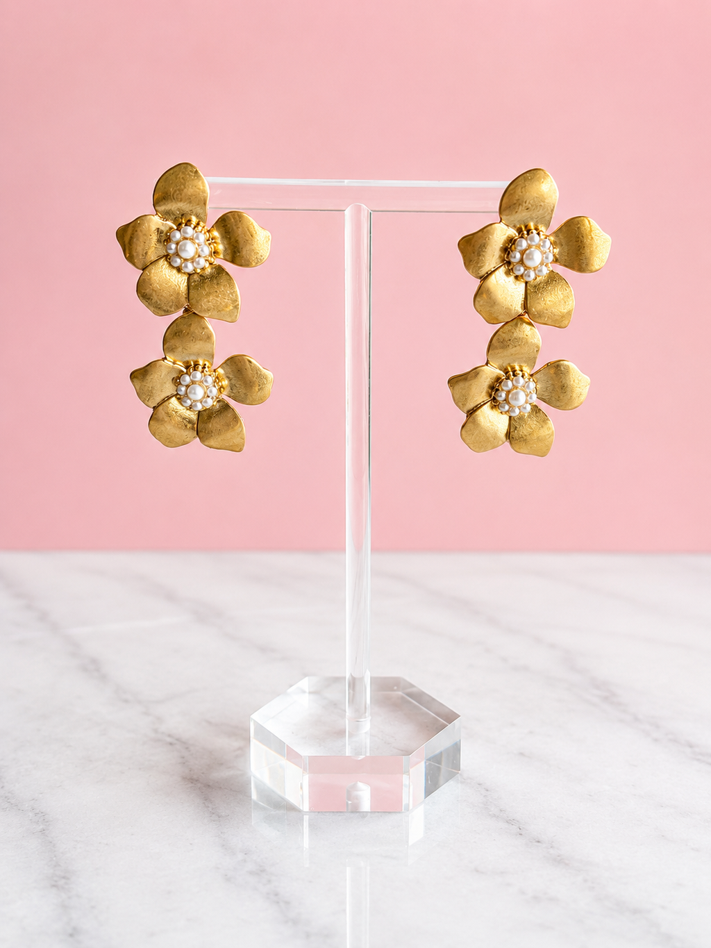 Golden Blossom Earrings