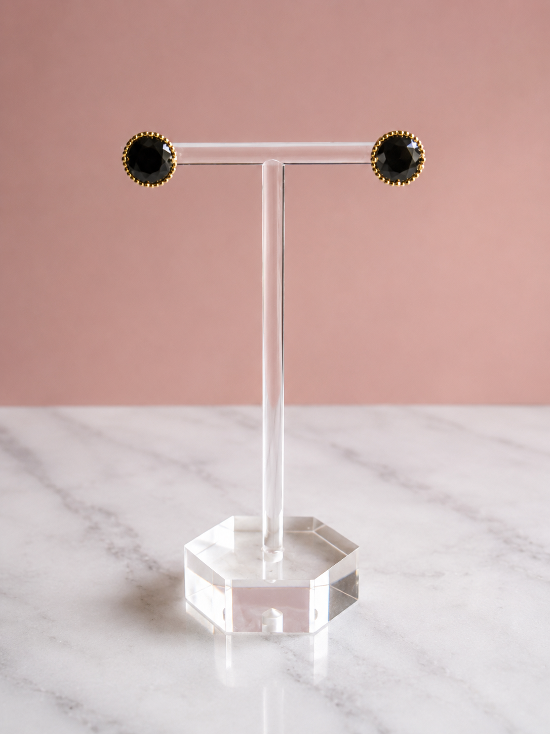 Midnight Spark Stud Earrings