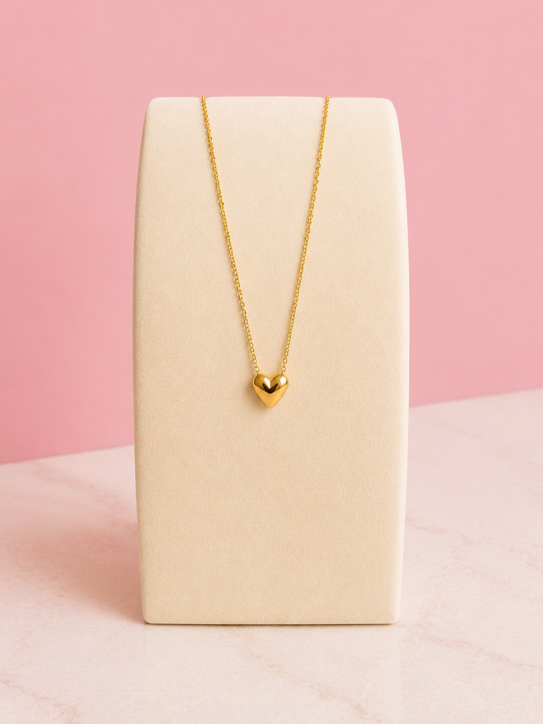 Simple Gold Heart Necklace