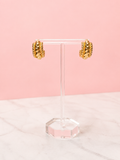 Harper Knot Hoop Earrings