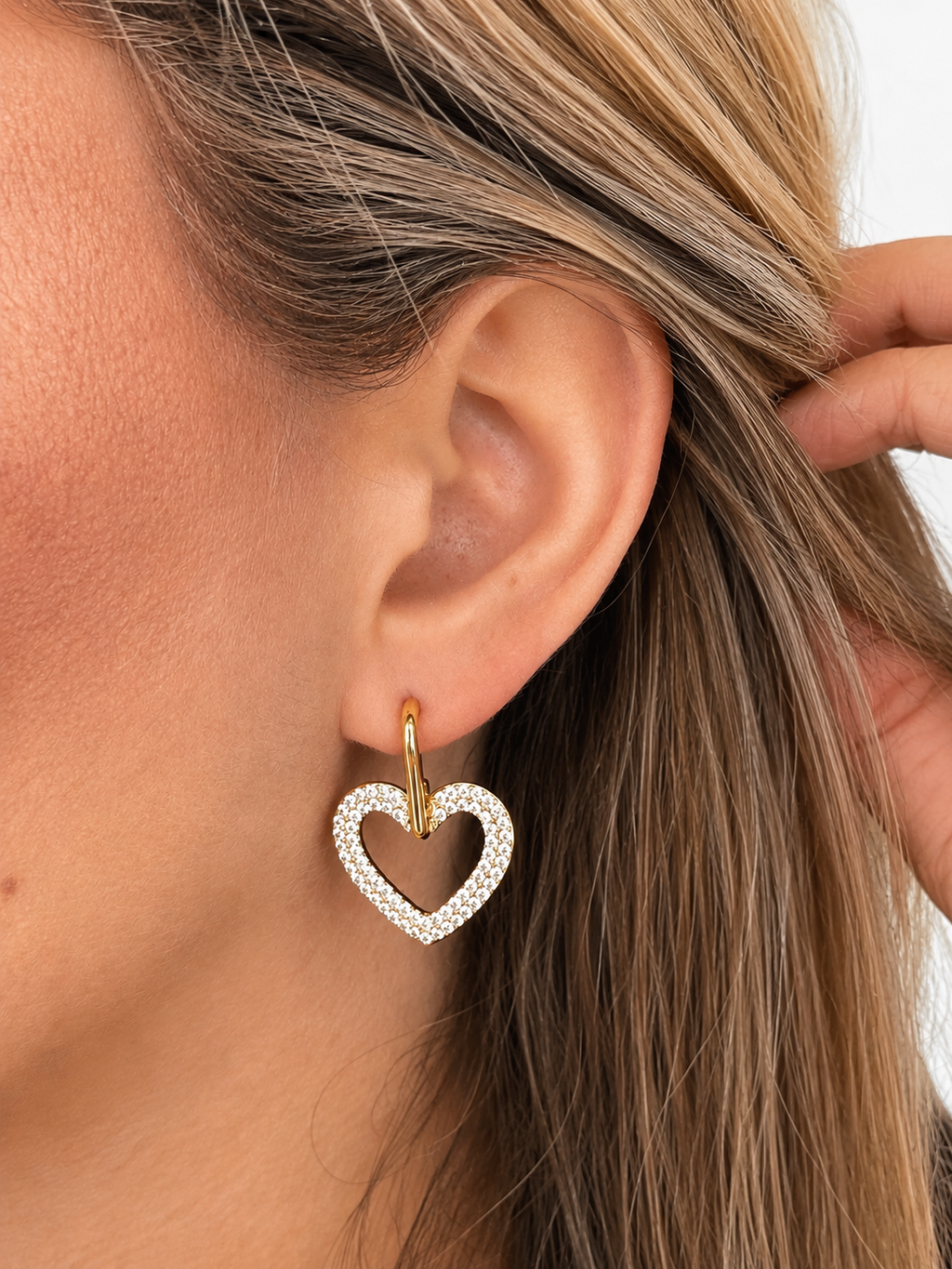 Heart Dangle Earrings