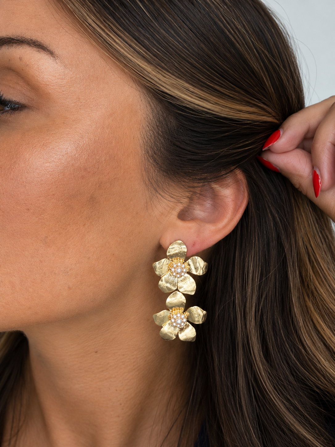 Golden Blossom Earrings