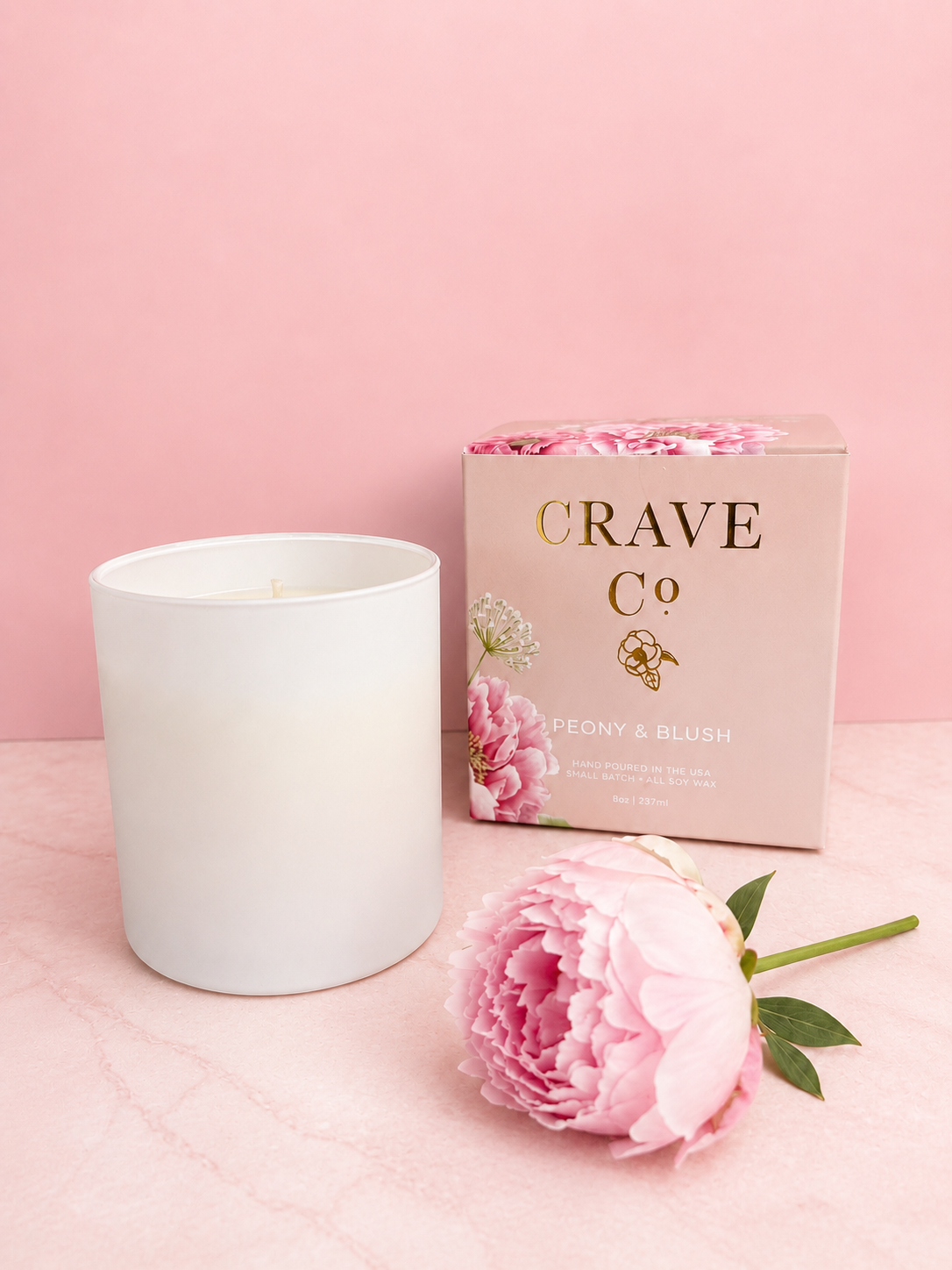 Peony & Blush Candle