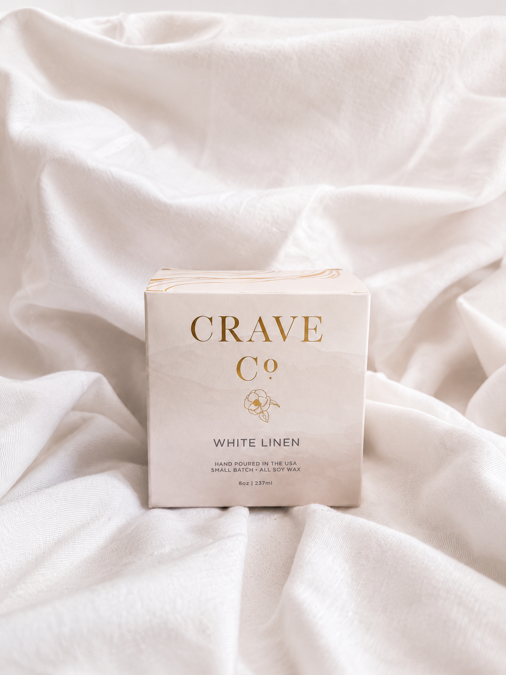 White Linen Candle