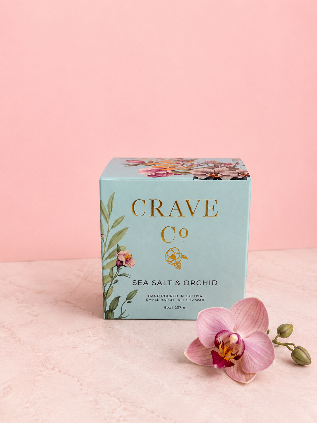 Sea Salt & Orchid Candle