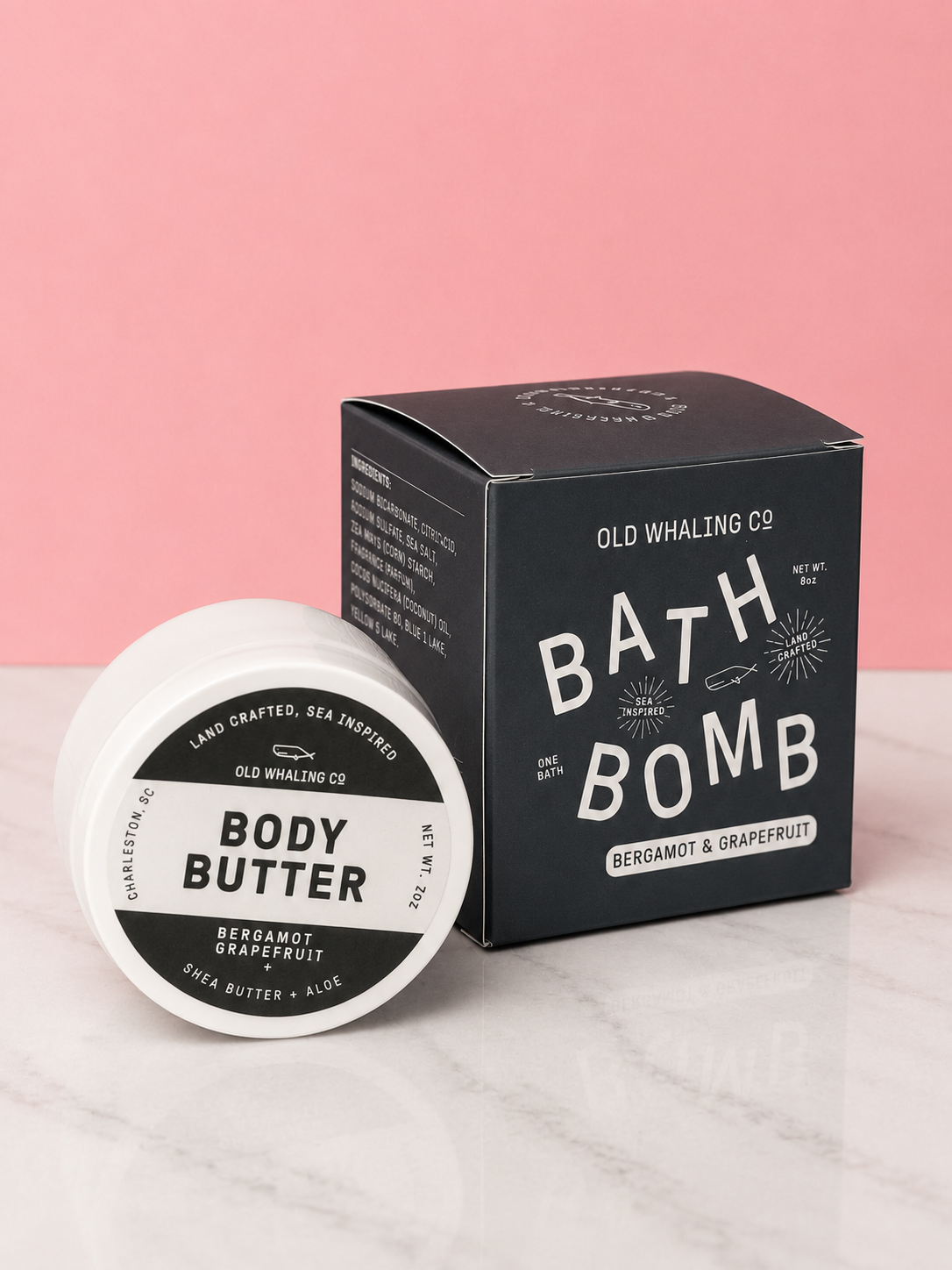 Old Whaling Co. - Bergamot & Grapefruit Bath Bomb