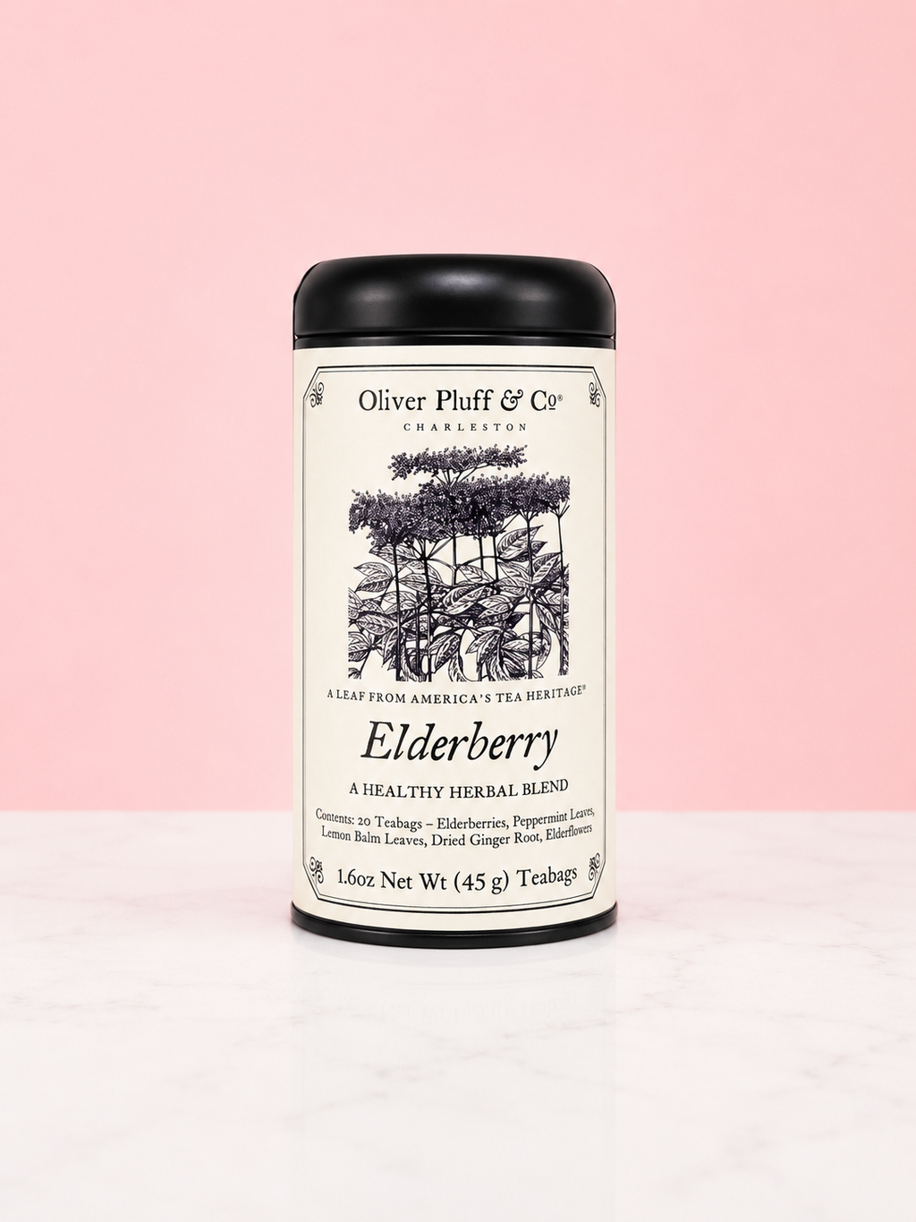 Oliver Pluff & Co.- Elderberry Tea 20 ct Tea Bags