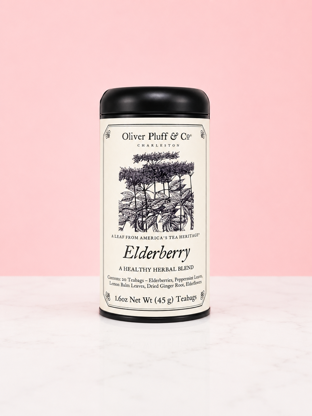 Oliver Pluff & Co.- Elderberry Tea 20 ct Tea Bags