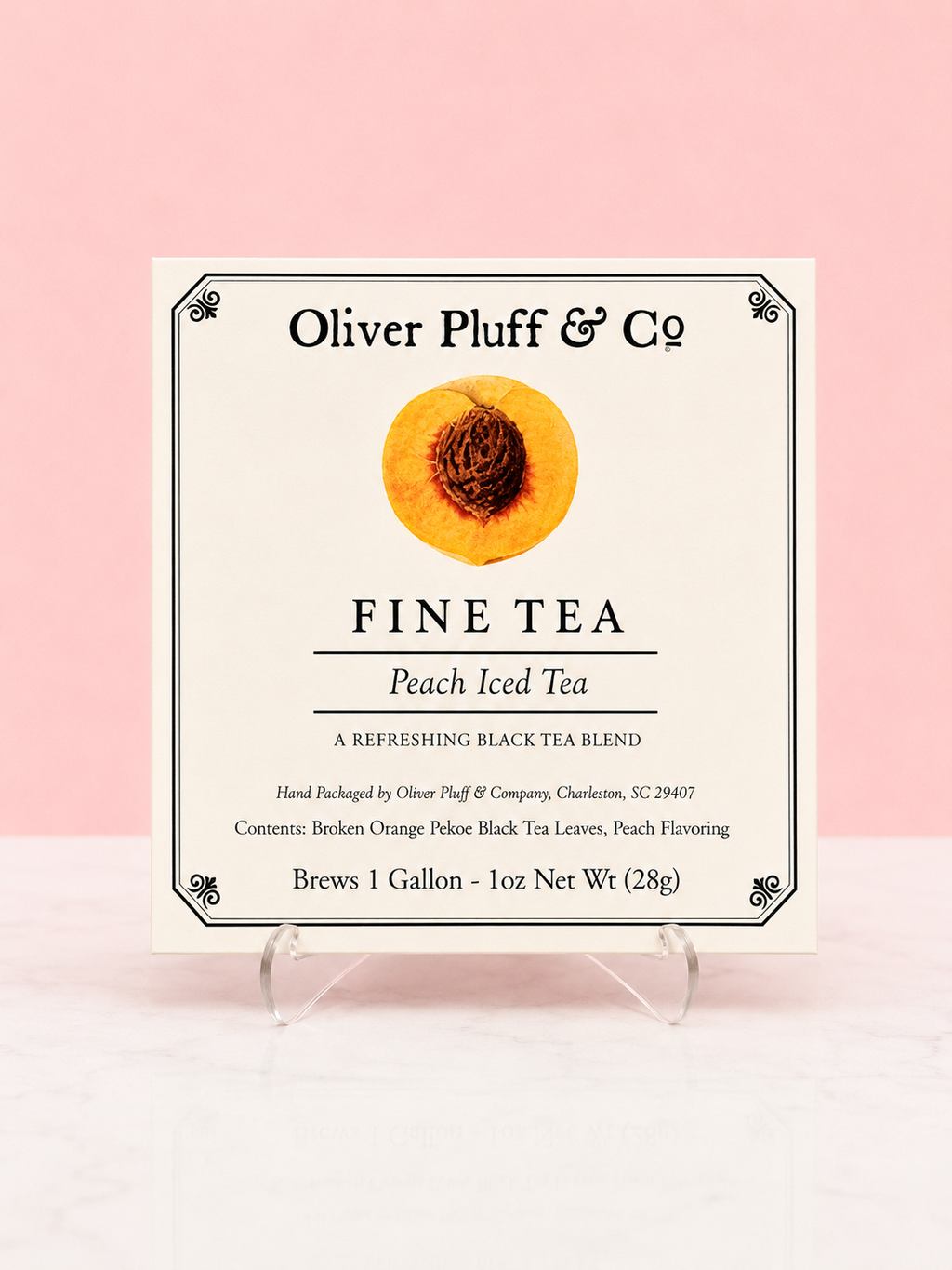 Oliver Pluff & Co.- Peach Iced Tea - 1 Gallon Envelope