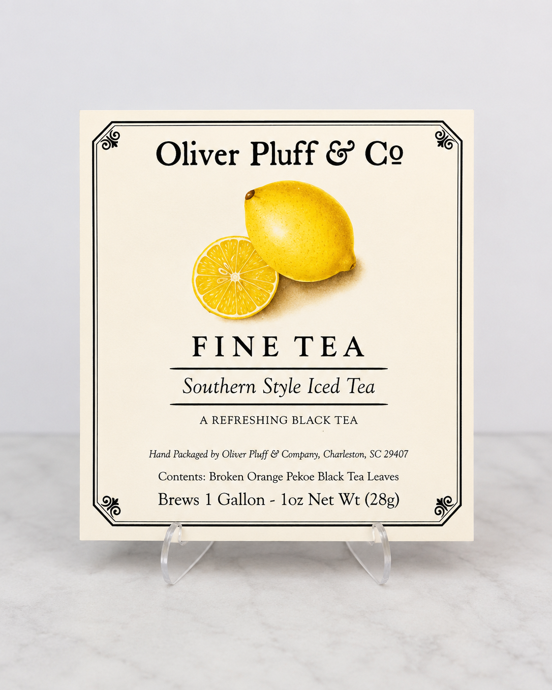 Oliver Pluff & Co.- Southern Style Iced Tea - 1 Gallon Envelope