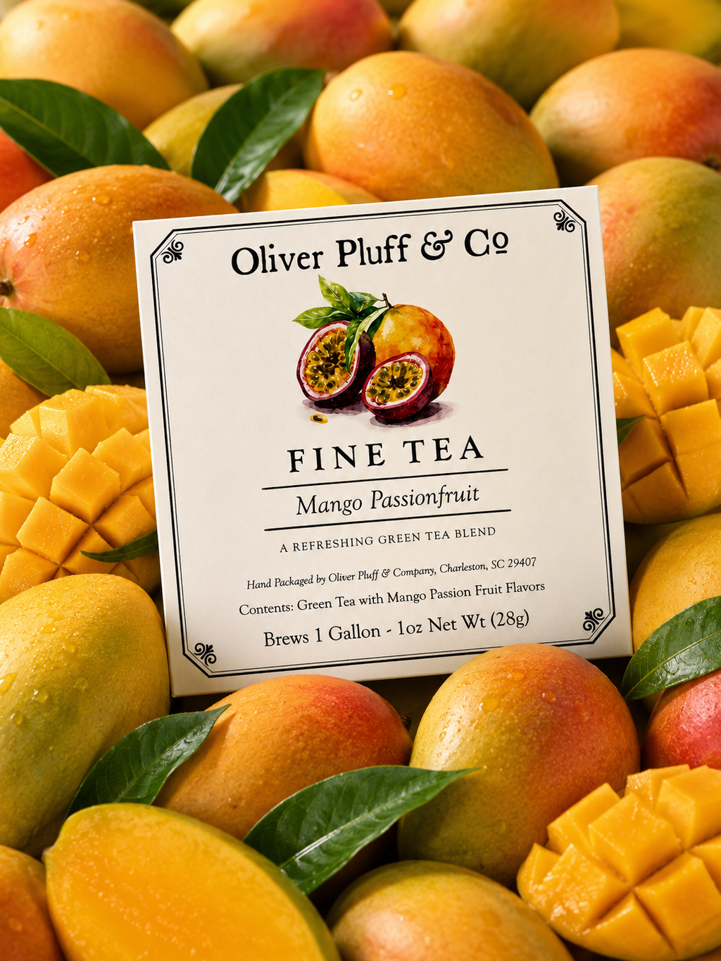Oliver Pluff & Co.- Mango Passionfruit Iced Tea - 1 Gallon Envelope