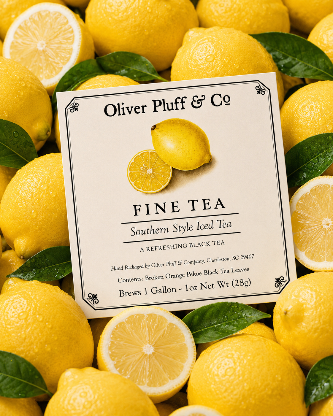 Oliver Pluff & Co.- Southern Style Iced Tea - 1 Gallon Envelope