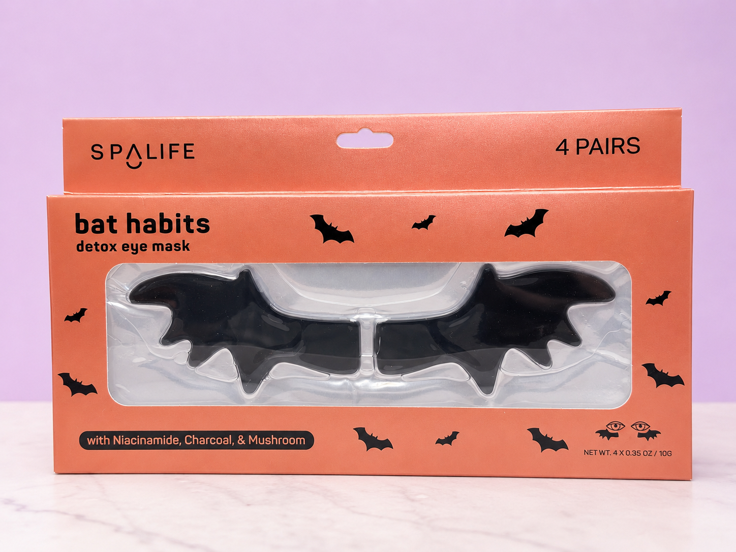 Halloween Bat Undereye Patches | 4 Pk
