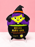 Glowing Witch Face Mask: Single Mask