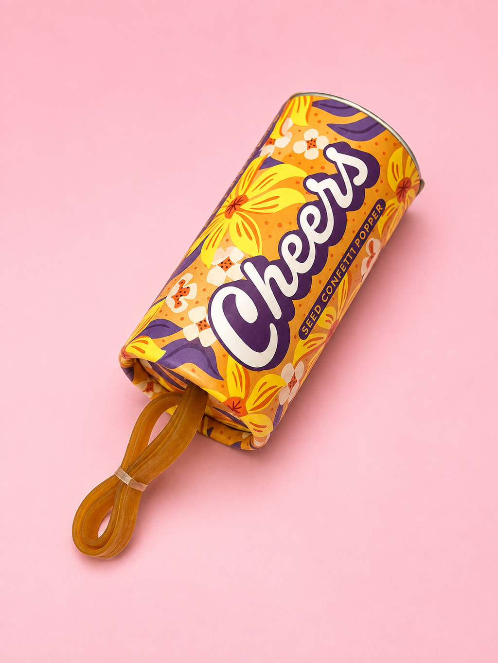 Seed Confetti Popper: Yellow