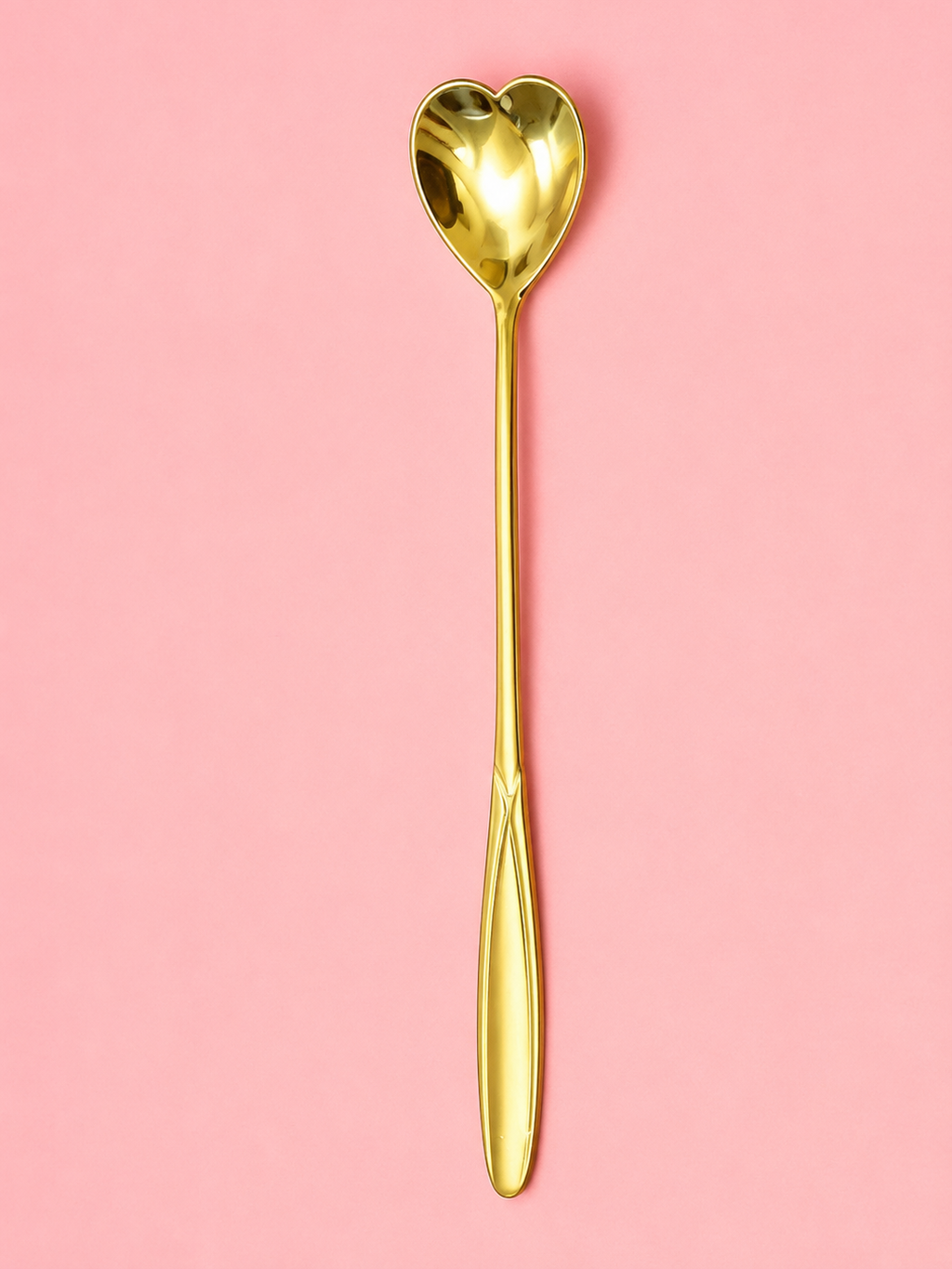 Gold Heart Teaspoon