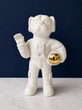 Astronaut Dog Vase