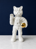 Astronaut Cat Vase