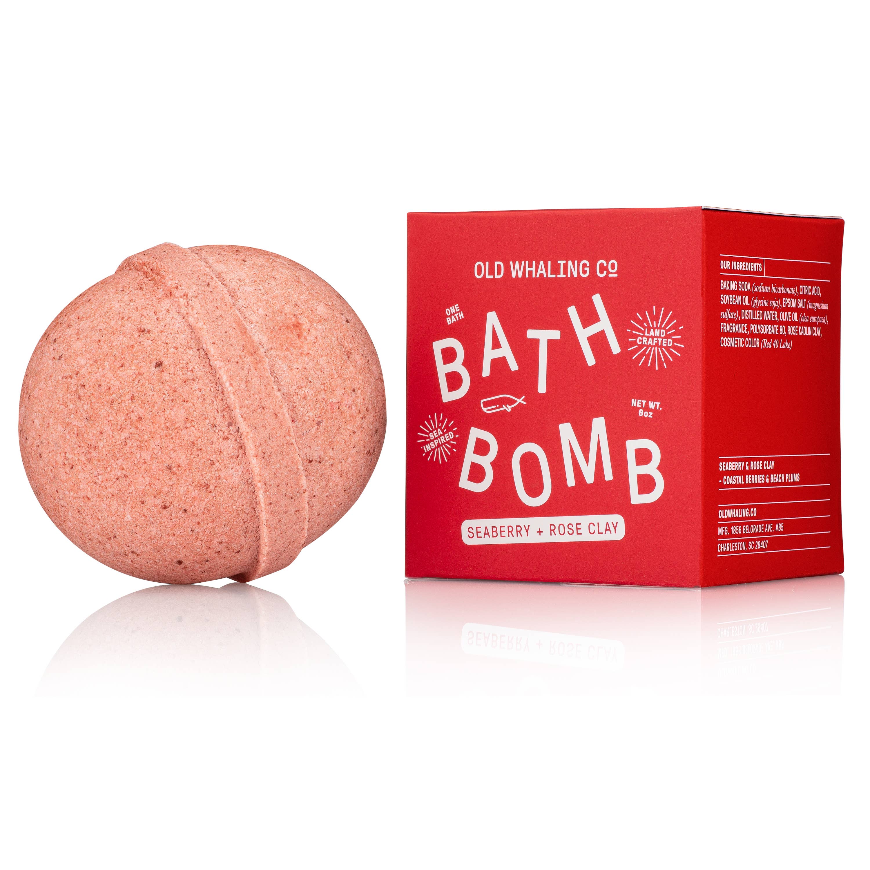 Old Whaling Co. - Seaberry & Rose Clay Bath Bomb