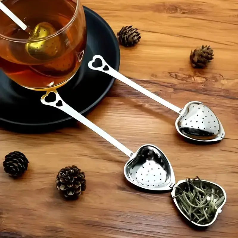 Silver Heart Tea Infuser