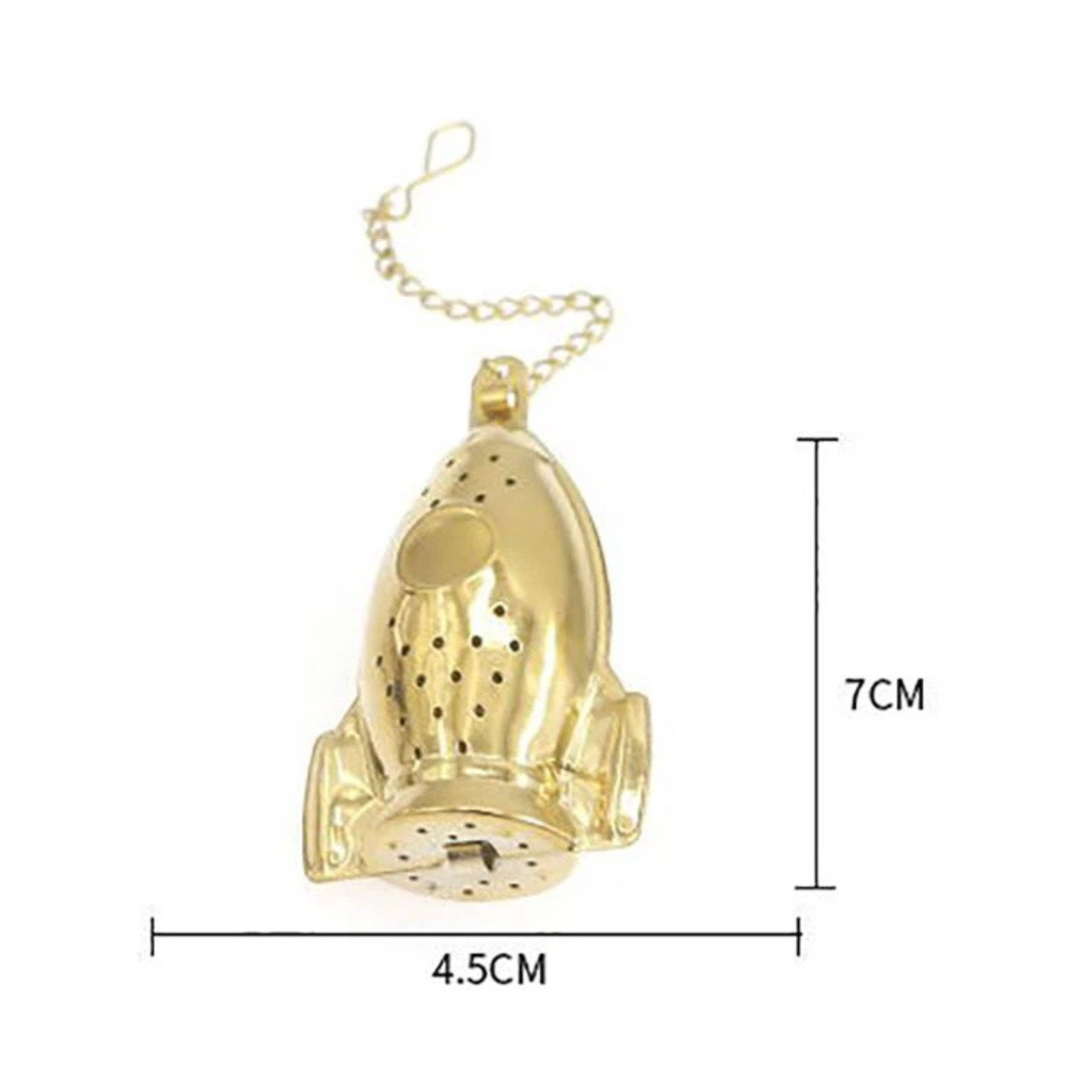 Gold Rocket Tea Infuser