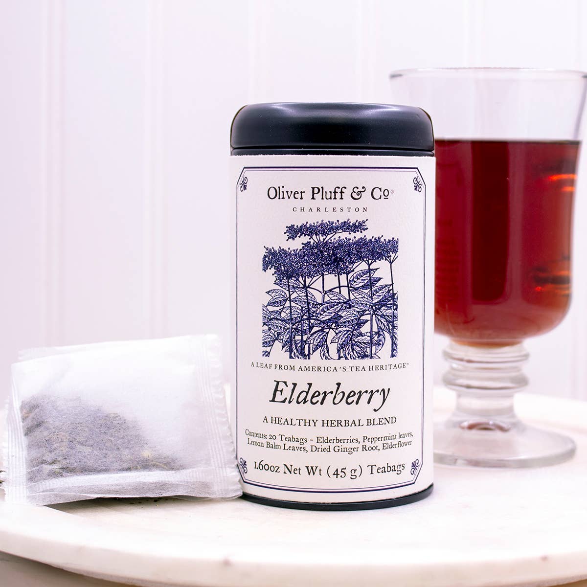 Oliver Pluff & Co.- Elderberry Tea 20 ct Tea Bags