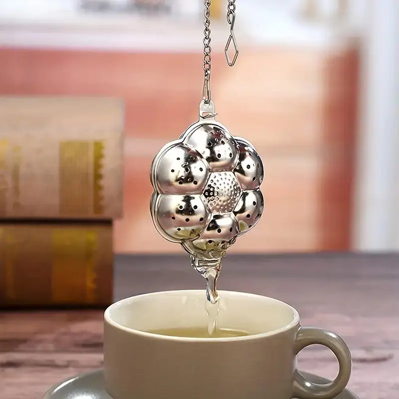 Flower Tea Infuser with Tray