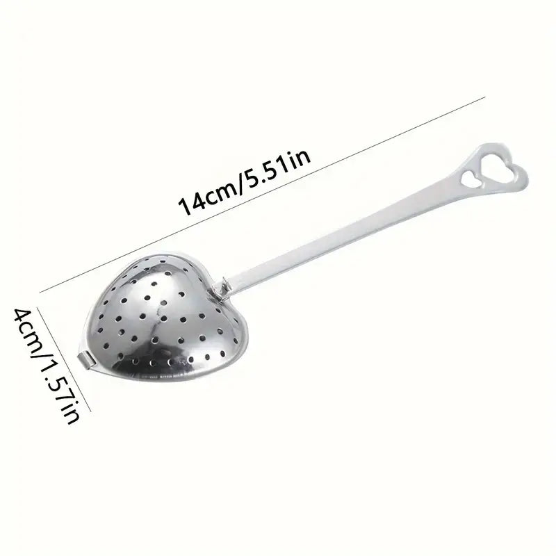 Silver Heart Tea Infuser